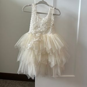 Adorable toddler flower girl dress